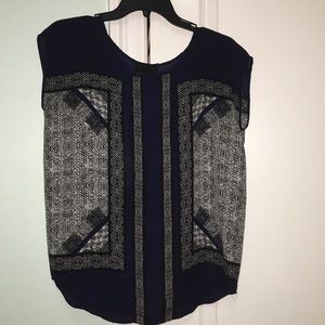 Cynthia Rowley multicolored blouse size S